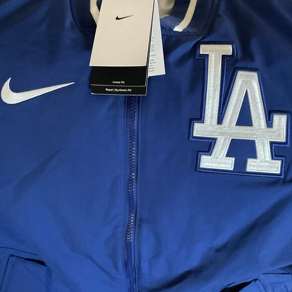 Authentic Los Angeles Dodgers MLB Royal Dugout Performance Jacket Mens XXXL 3XL - Picture 7 of 8